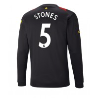 Manchester City John Stones #5 Fußballbekleidung Auswärtstrikot 2022-23 Langarm